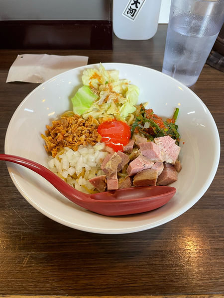 「味噌まぜそば」@味噌専門 麺屋大河の写真