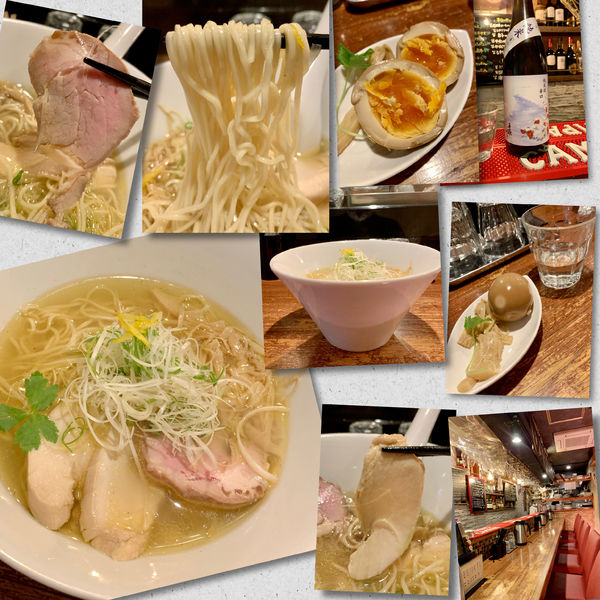 「手取川＋味玉＋中華そば900円」@中華蕎麦こかげの写真