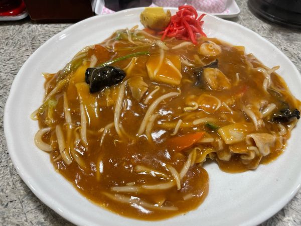 「あんかけ焼きそば」@麺処 龍仁 山の手店の写真