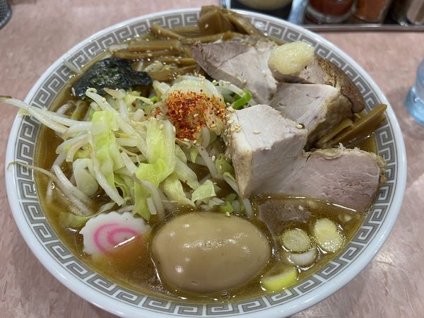 「中華そば(小)730円 野菜120円」@所沢大勝軒の写真