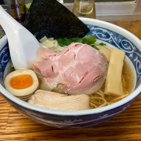 「煮干そば白醤油」@中華そば よしかわの写真