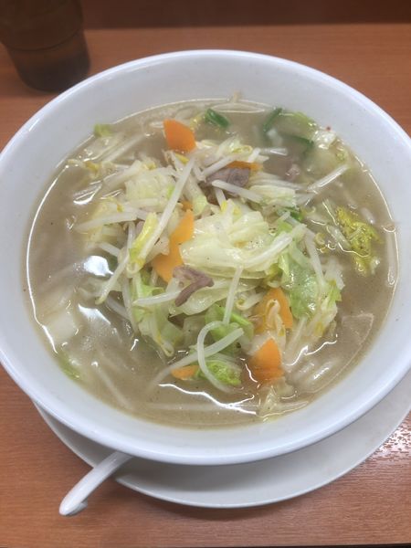 「野菜たっぷりタンメン」@日高屋 新宿靖国通店の写真