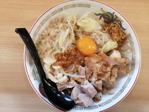 「ミニぶた汁なし」@豚山 栄店の写真