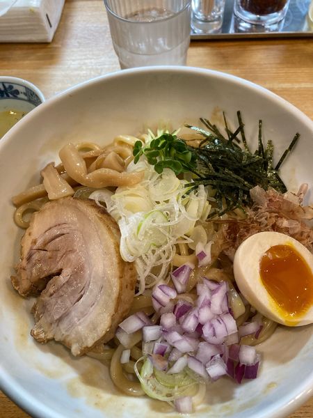 「節系和風まぜそば大」@まぜそば 凜々亭 郡山本店の写真