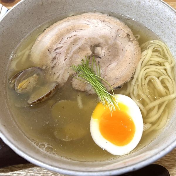「純粋塩そば」@尾鷲しおラーメン モクモクしお学舎の写真