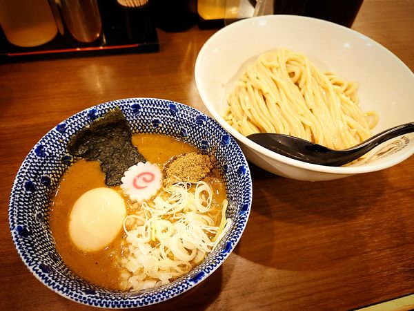 「つけ麺＋味玉」@狼煙 東大宮店の写真