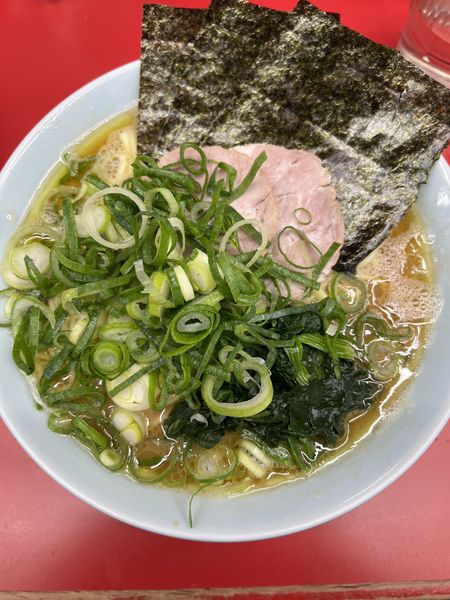 「らーめん大900円+九条ねぎ100円」@家系らーめん 武将家の写真