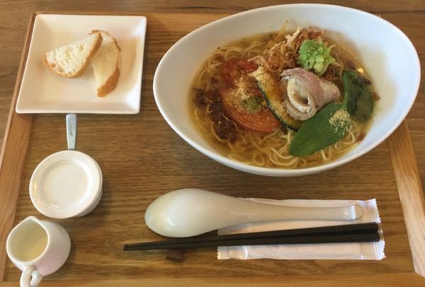 「French tomato らぁ麺 880円」@フレンチラーメンの店 MATOYAの写真