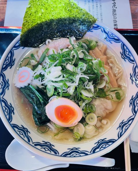 「特製支那そば+めちゃネギ 1120円」@マタタビ商店の写真