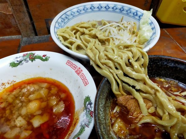 「大つけ700？（熱盛・麺硬め）」@蓮爾 新町一丁目店の写真