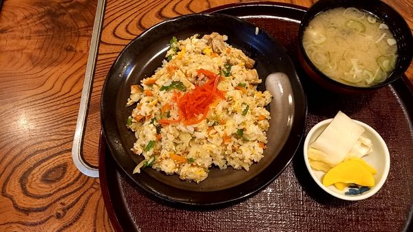 「焼めし」@手打そば そば富の写真