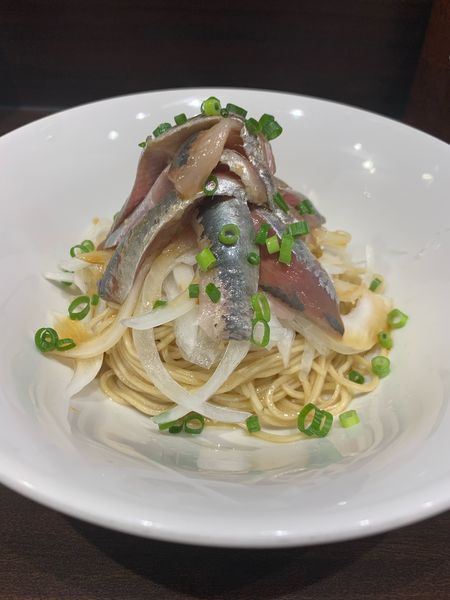 「いわしそば」@寿製麺 よしかわ 西台駅前店の写真