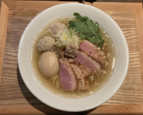 「特製鴨出汁中華蕎麦   塩」@鴨出汁中華蕎麦 麺屋yoshikiの写真