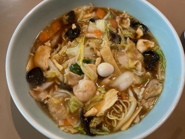 「五目タンメン¥1050+大盛¥100」@中華料理 ぼん天 瑞穂店の写真