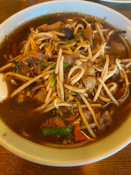 「肉そば➕麺固め」@中華一龍の写真