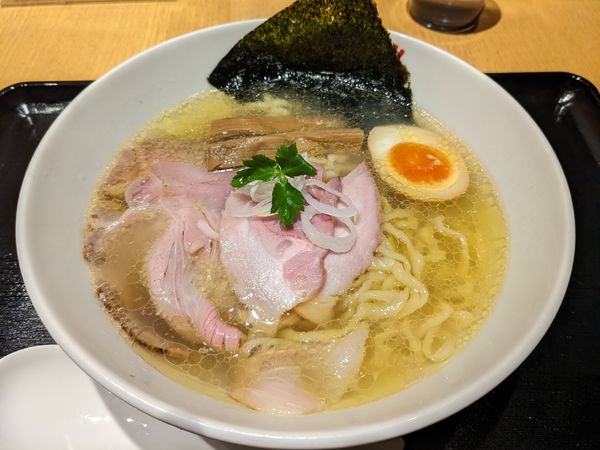 「【純麦】お出汁の塩らぁ麺」@#新宿地下ラーメンの写真