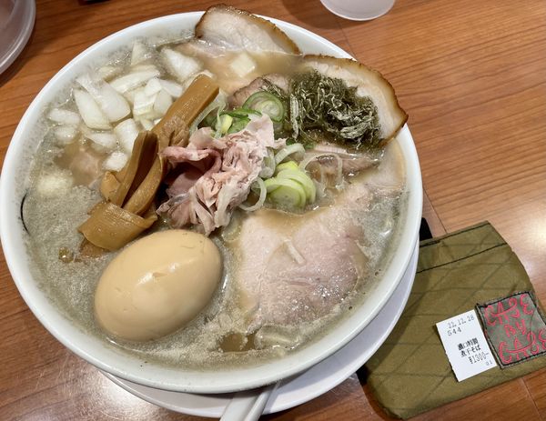 「濃口特製煮干そば」@中華そば ひらこ屋 東京ラーメンストリート店の写真