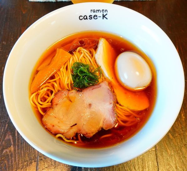 「味玉らぁめん（醤油）＋クラフトビール②」@ramen case-Kの写真