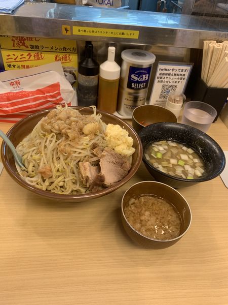 「釜揚げつけ麺（限定）」@麺屋 顎で喰らえの写真