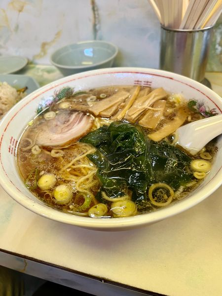 「ラーメン半チャーハン餃子」@北京定食やまちゃんの写真