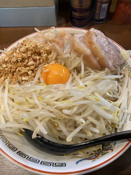 「小ラーメン（汁なし）」@豚山 横浜西口店の写真