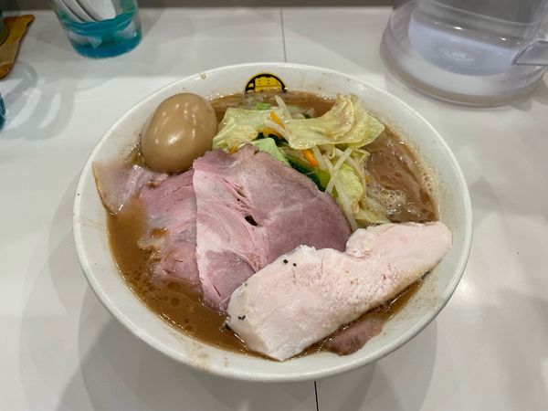 「濃菜麺 + 味玉」@濃菜麺 井の庄 荻窪店の写真