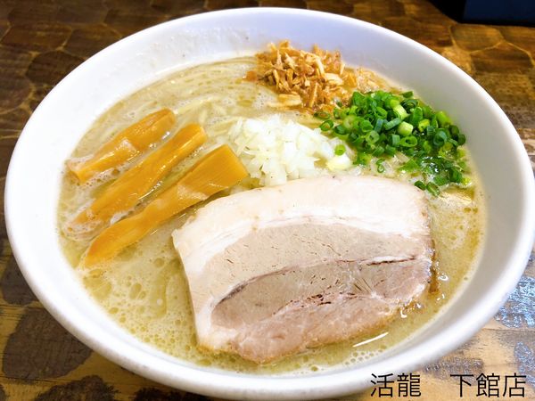 「濃厚鶏白湯そば（890円）」@つけめん・らーめん活龍 下館店の写真