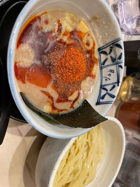 「辛辛魚つけめん」@麺処 井の庄 名古屋店の写真