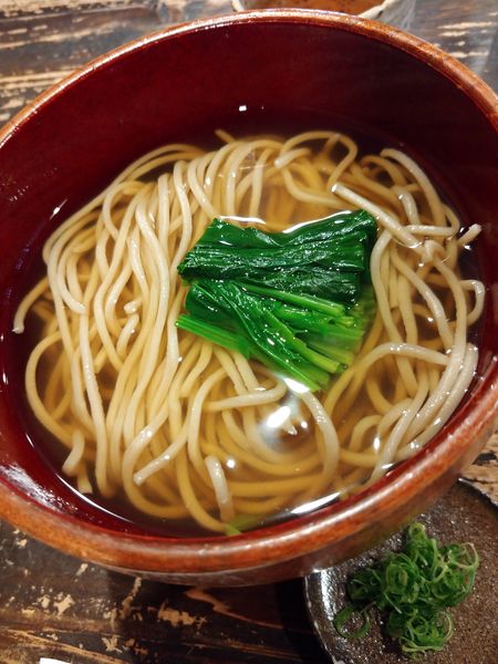 「かけそば」@土山人 北浜店の写真