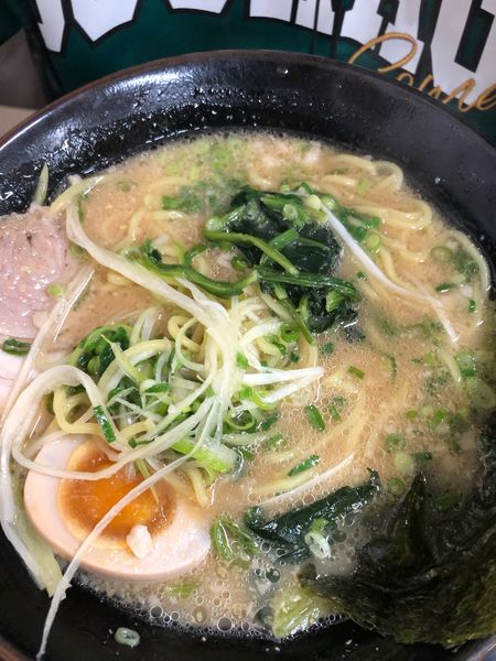 「朝ラーメン定食」@佐久平PAトラック満足食堂の写真