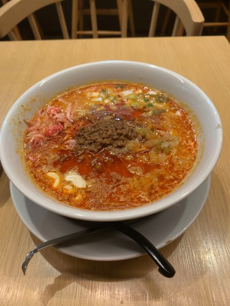 「白胡麻担々麺(辛シビ4 830円)」@甲州屋 別邸の写真