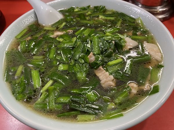 「ニラソバ＋半分のチャーハン＋餃子3個」@十八番の写真