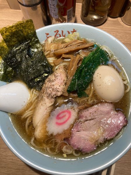 「特製中華そば　1050円」@中華そば ふるいちの写真