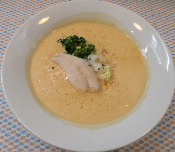 「オマール海老湯　990円」@麺屋はやぶさ 下北沢店の写真