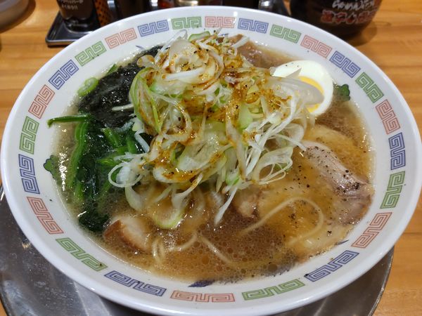 「竹下食堂しょう油ラーメン、シャキネギ」@らあめん花月嵐 戸田美女木店の写真