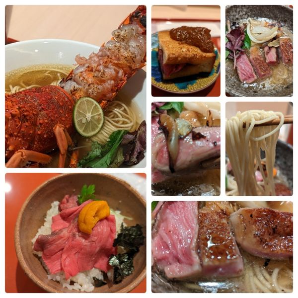 「年末限定　神戸肉そば」@麦と麺助 新梅田中津店の写真