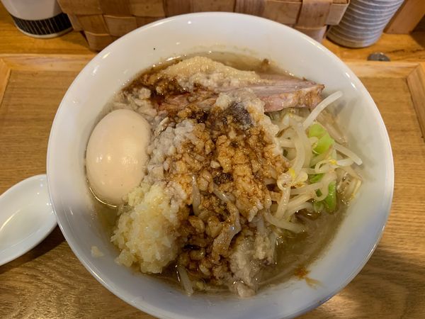 「ニンニクの豚そば」@中華蕎麦 はざまの写真