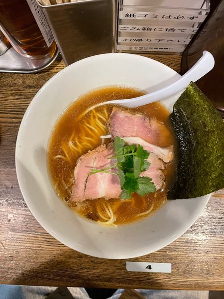 「平子煮干そば」@新橋 纏の写真