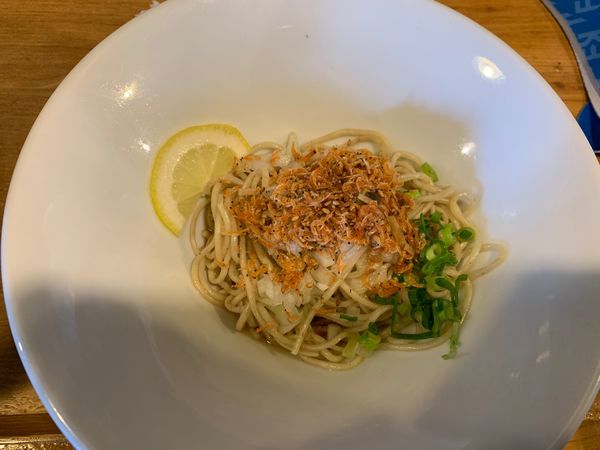 「アミエビと青唐辛子」@中華蕎麦 はざまの写真