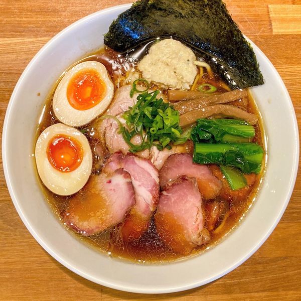 「特製醤油そば（手もみ）¥1,200」@麺処 いち林の写真