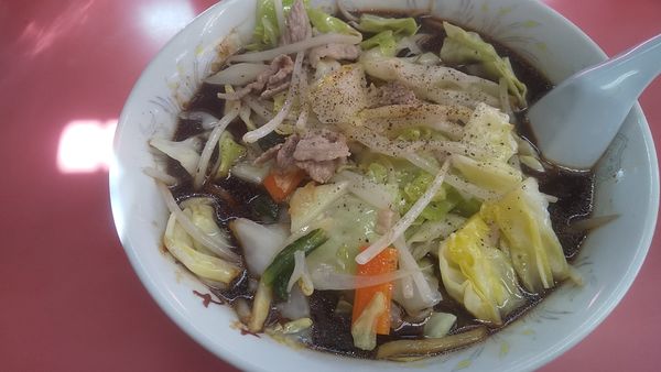 「醤油タンメン(¥550)」@ラーメン ちとせの写真