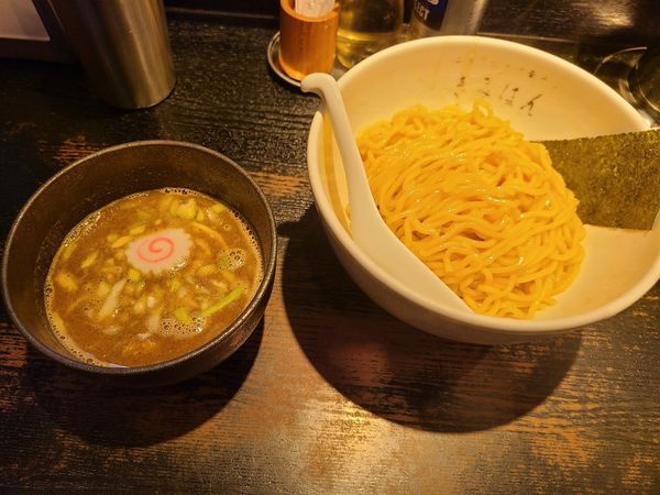 「梅香る煮干しつけ麺」@江戸前煮干中華そば きみはん 五反田店の写真