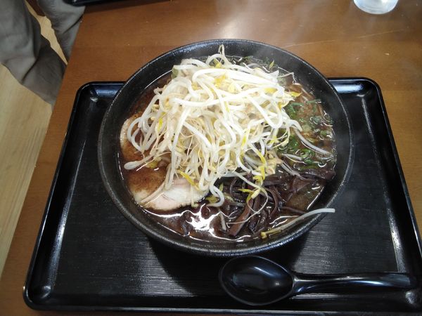 「ラーメン(もやし少なめ)750円」@好来ラーメンの写真