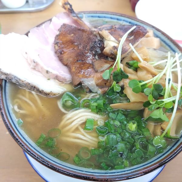 「【限定】青3種淡麗煮干し③(国産松茸)5000円、ビール」@MENYA 食い味の道有楽の写真