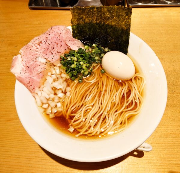 「淡麗醤油玉子」@麺屋 まほろ芭の写真