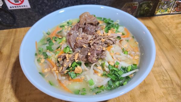 「鶏白湯と牛出汁の濃厚タンメン12/5」@塩そば 桑ばらの写真