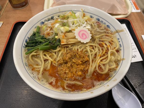 「坦々麺（期間限定）」@次念序 モラージュ菖蒲店の写真