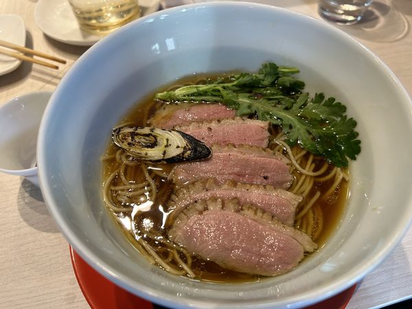 「【30日限定】鴨蕎麦1100円＋冷酒✕二杯」@柳麺 呉田-goden-の写真