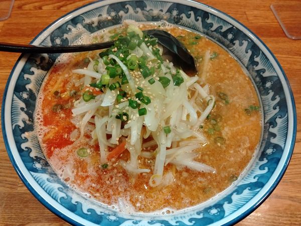 「石臼辛味噌ラーメン」@らぁめん みそ家の写真