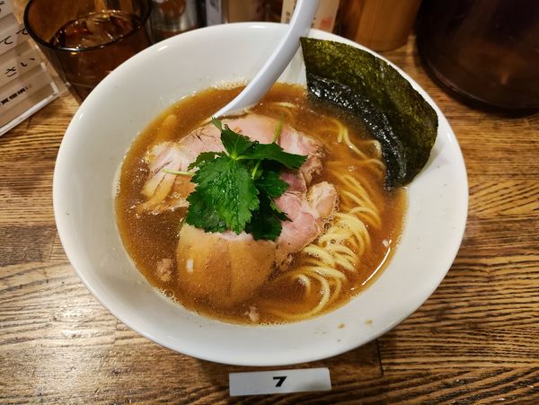 「平子煮干しそば」@新橋 纏の写真